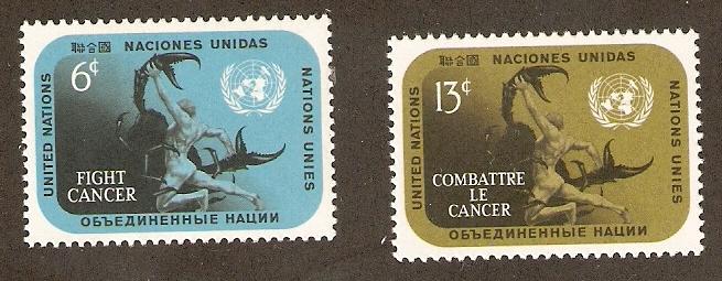 United Nations  Scott # 207-8  MNH