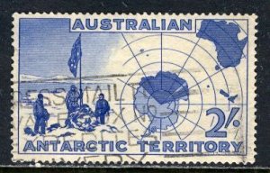 Australian Antartic Territory.; 1957: Sc. # L4: Used Single Stamp