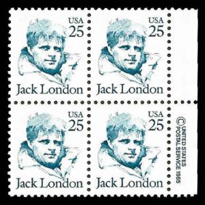 PCBstamps   US #2182 CW $1.00(4x25c)Jack London, MNH, (CW-4)