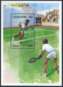 Lesotho 571-576,577-577A,MNH.Michel 622-627,Bl.39-40. Olympics Seoul-1988.Tennis