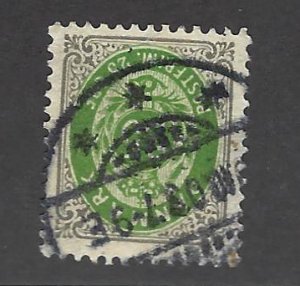 Denmark SC#50 Used F-VF SCV$19.50....Fill a Great Spot!