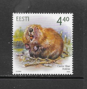 ESTONIA #503 BEAVER MNH