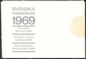 SWEDEN 1969 OFFICIAL YEARSET All Stamps Pictured All VF Mint Never Hinged
