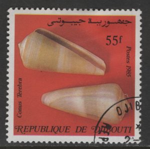 Djibouti 607 Conus Terebra 1985