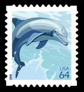 US 4388 64 cent Dolphin  MNH