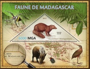 Fauna Wild Animal Salanoia Durrelli Souvenir Sheet Mint NH