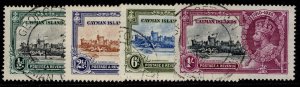 CAYMAN ISLANDS GV SG108-111, 1935 SILVER JUBILEE set, FINE USED. Cat £24.