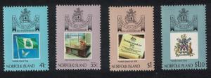 Norfolk 10th Anniversary of Internal Self-government 4v SG#465-468 SC#457-460