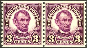 U.S. #600 MINT PAIR OG NH 