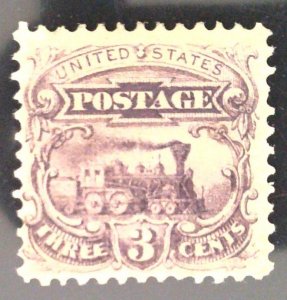 Scott #114E-6d - 3c Dull Violet - NG - Essay