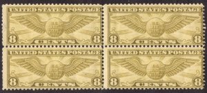 United States Scott #C17 Block (4) MINT NH OG, good crisp color.