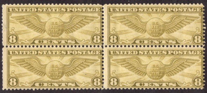 United States Scott #C17 Block (4) MINT NH OG, good crisp color.