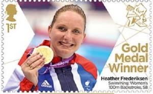 GB 3391 Paralympics Gold Medal Winner Heather Frederiksen single MNH 2012