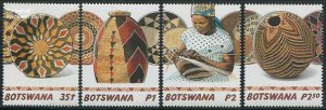 Botswana 2001, Handicrafts 4v, MNH