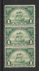 #614 MNH Strip of 3