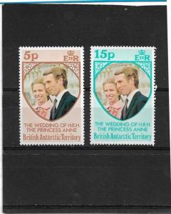 British Antarctic Territory  Scott#  60-1  MH