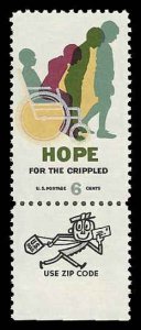 PCBstamps   US #1385 6c Crippled Children, MNH, (7)