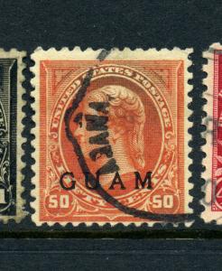 Guam Scott 11 Overprint Used Stamp  (Stock Guam 11-10)