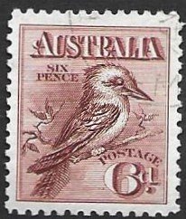 Australia  18 1914   6d  XF  Used