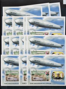 MALAGASY LOT of 17 Sc# c160 MNH,OG CTO'S  / NO FAULTS