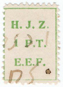 (I.B) Palestine Revenue : Hejaz Railway 1pt