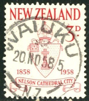 NEW ZEALAND - SC #322 - USED - 1958 - Item NZ567