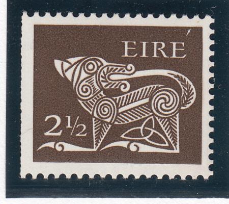 Ireland 1971-75 MH Scott #294b 2 1/2p Dog Coil