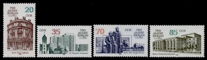 Germany GDR 2587-90 MNH Architecture