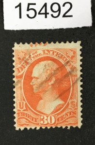 MOMEN: US STAMPS # O23 VAR. USED $20+ LOT #15492