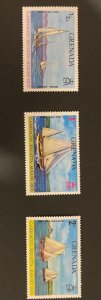 British Colonies: 3 Grenada  stamps -set #1 