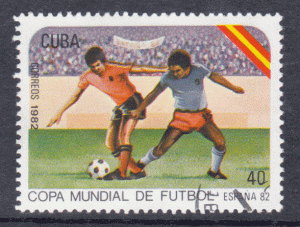 Cuba # 2474 - VG - 1982 World Cup Soccer Championships, Spain