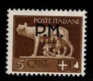 ITALY Scott M1 Military Stamp P.M. = Posta Militare 1943 overprint