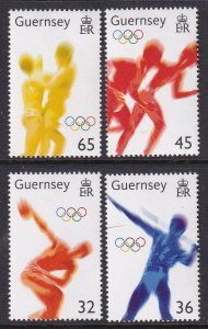 Guernsey 844-847 Summer Olympics MNH VF