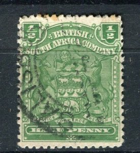 RHODESIA; 1898 early classic Springbok issue fine used 1/2d. value