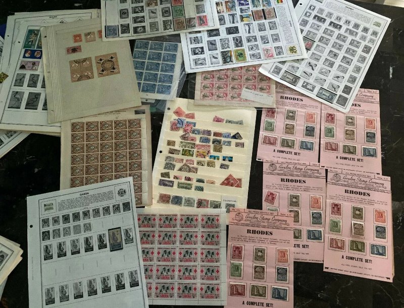 Fantastic Africa Rhodesia Liberia Congo Gambia Stamp Collection Lot MXE