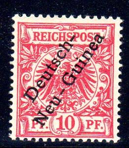 German New Guinea (DNG) #3, mint lightly hinged, CV $6.50