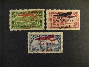 Alaouites #C17-19 mint hinged/used C19  a22.7 4977