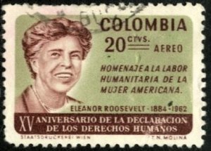 COLOMBIA #C462, USED AIRMAIL - 1964 - COLOMBIA223