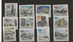 Germany Berlin 1965-6 New Berlin set of 12 sg.B265-76    MNH