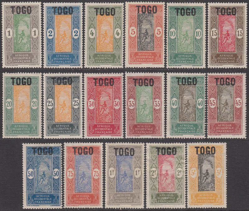 Togo 193-209 MH CV $35.15