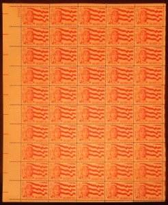 US #1199 4c  Girl Scouts, F-VF NH or better,  FULL SHEET, post office fresh, ...