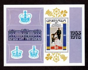 Grenada # 876 Mint S/S Coronation!