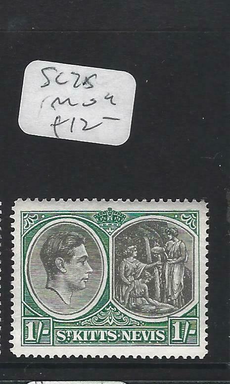 ST KITTS  NEVIS  (P1602B)  KGVI  1/-  COLUMBUS  SG 75   MOG