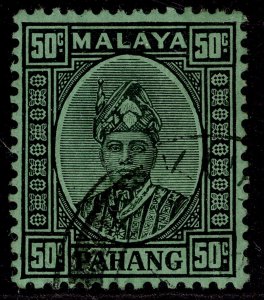 MALAYSIA - Pahang GV SG43, 50c black/emerald, FINE USED.