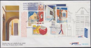 NETHERLANDS ANTILLES # 1189a FDC S/S  VARIOUS WINDOWS and OTHER TOPICS