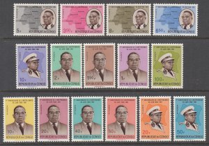 Congo Democratic Republic 381-395 MNH VF