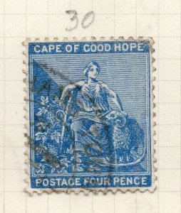 Cape of Good Hope 1871 Early Issue Fine Used 4d. 284454