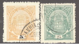 Mozambique Company, Scott #12,15, Used