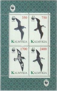 M2010 - RUSSIAN STATE, SHEET: WWF, birds, fauna-