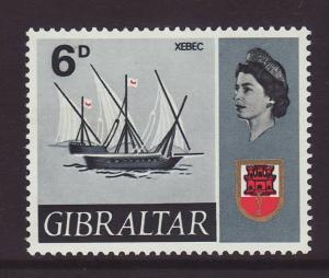 1967 Gibraltar 6d Xebec U/M